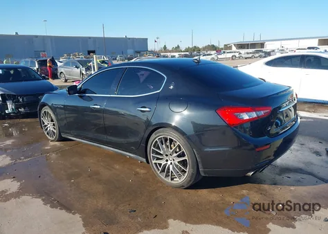 2017 Maserati Ghibli S z USA, uszkodzony, nr VIN ZAM57RSL6H1213114
